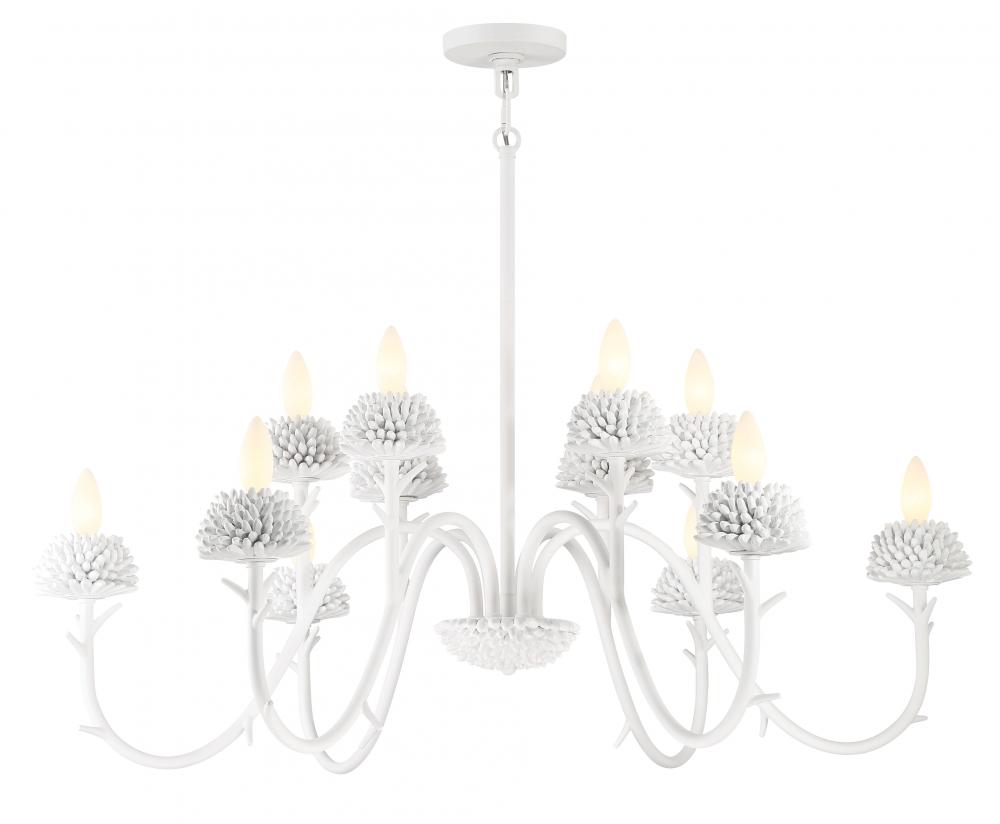 North Fork by Robin Baron - 12 Light, Two Tier Chandelier