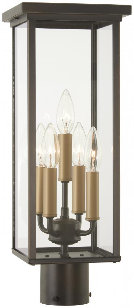 Casway - 1 Light - 19.5" Post Mount