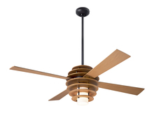 Modern Fan Co. SLA-MP-52-MP-LED-002 - Stella Fan; Maple/Dark Bronze Finish; 52" Maple Blades; 17W LED; Fan Speed and Light Control