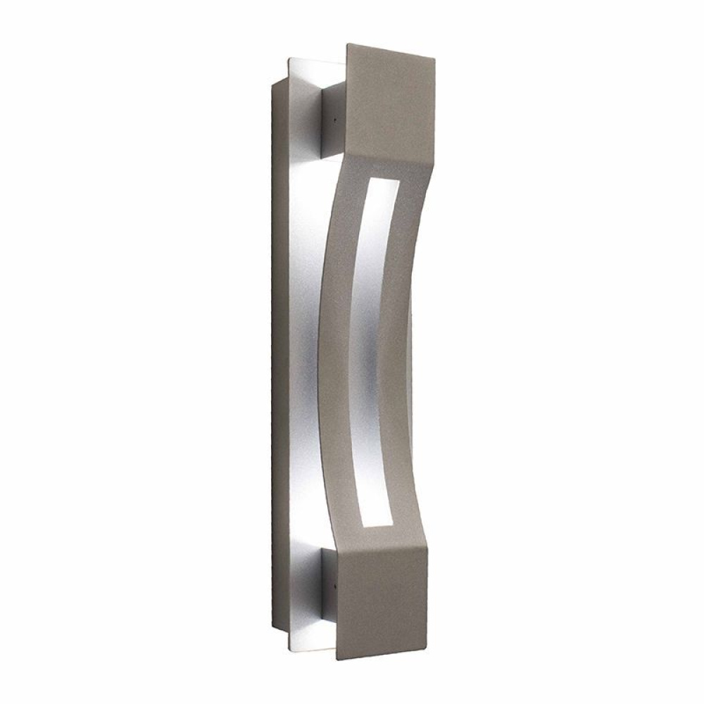 LED WALL SCONCES CURVE 5000K SILVER MP