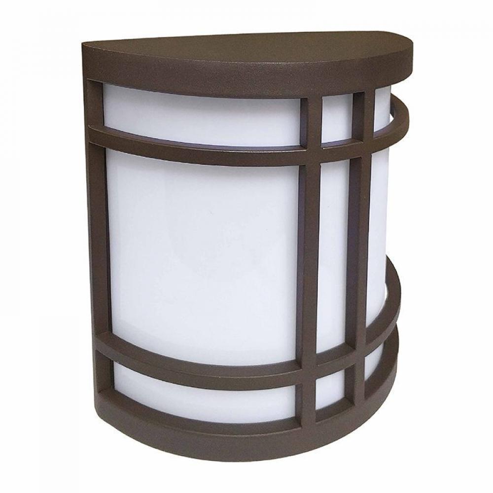 LED OUTDOOR DECORATIVE WIDE SCONCE 12W 5CCT NON-DIM, ORB
