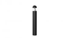 Westgate MFG C3 BOL-44-R-C-C-MCTP-BK - BOLLARD 44in ROUND FLAT TOP LOUVER CLEAR LENS ADJ. 12-22W 30/40/50K, BLACK