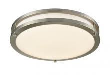 Westgate MFG C3 FDL-12-MCT - 12in CEILING DRUM, BRUSHED NICKEL, 1100 LM, CCT SWITCH 30K/40K/50K