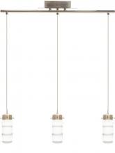 Westgate MFG C3 LCFB-3LS-MCT5 - TRIPLE PENDANT LINEAR INTEGRATED LED WITH FROSTED ETCHED GLASS SHADES 36W 2430LM