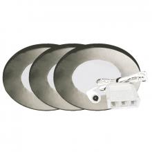 Westgate MFG C3 PL12-3KIT-50K-BN - 12V 3-PACK KIT SLIM PUCK LIGHT, ETL, 5000K, BRUSHED NICKEL
