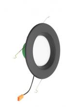 Westgate MFG C3 RDL6-BF-MCT5-BK - 6in 14W 1140LM RECESS TRIM 27/30/35/40/50K BAFFLE, ES JA8, BLACK