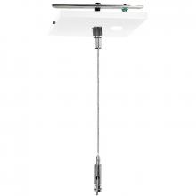 Westgate MFG C3 SCL-CSQ1P-12FT-NC - ADJ. 12FT 1/16in SINGLE SQUARE SUSPENSION CANOPY SET WITH KEYHOLE END CONNECTOR