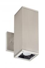 Westgate MFG C3 WMCS5-UDL-MCT-BN-DD - 5in SQ WALL CYL. UP/DOWN LIGHT 40W 30K/40K/50K DUAL DIM. - BN