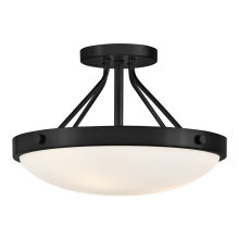 Lark 84363BK - Medium Semi-Flush Mount