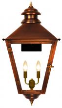 The Coppersmith AS41E - The CopperSmith Adam Street 19" Tall Copper Electric Wall Mount Outdoor Light Lantern Sconce