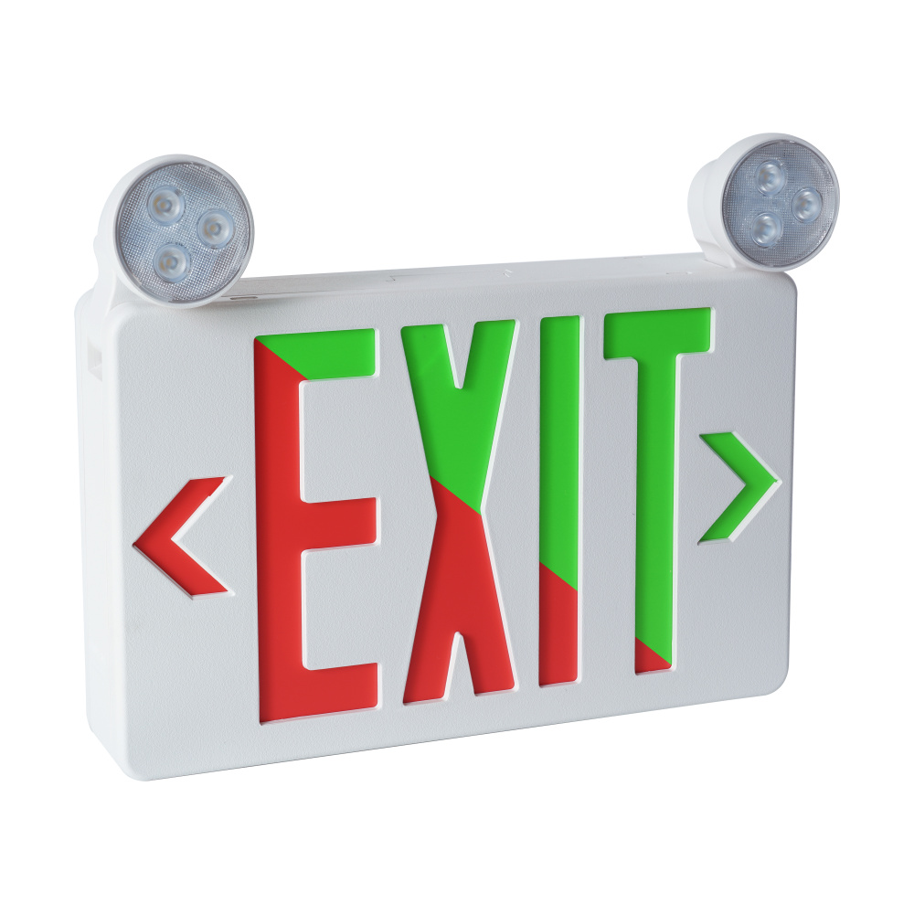 Pike Dual Color LED Self-Diagnostic Exit Sign