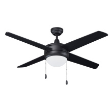 RP Lighting Plus Fans 1004MBK-MBK-E26-L - Eupora 50" 4 Blade Indoor Ceiling Fan