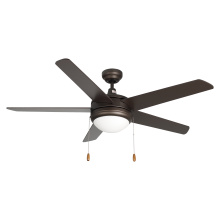 RP Lighting Plus Fans 1005OB-OB-E26-L - Mirage 50" 5 Blade Indoor Ceiling Fan