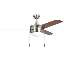 RP Lighting Plus Fans 1043LED-1BN-WT - Contempo IV 52" 3 Blade Indoor Ceiling Fan
