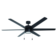 RP Lighting Plus Fans 1060LED-MBK-MBK - Aldea X 60" 6 Blade Indoor Ceiling Fan