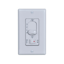 RP Lighting Plus Fans WC-16 - 3-Speed Single Slide Wall Control with On / Off Light Control