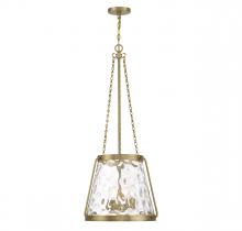 Savoy House 7-1804-4-322 - Crawford 4-Light Pendant in Warm Brass