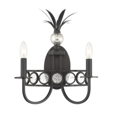 Savoy House 9-1207-2-188 - Hearst 2-Light Wall Sconce in Black Tourmaline