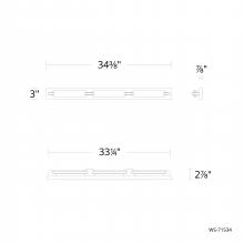 WAC US WS-71534-27-BN - Spectacle Bath & Wall Sconce