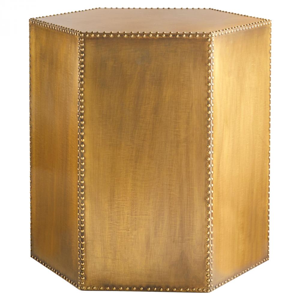 Korio Accent Table | Brass