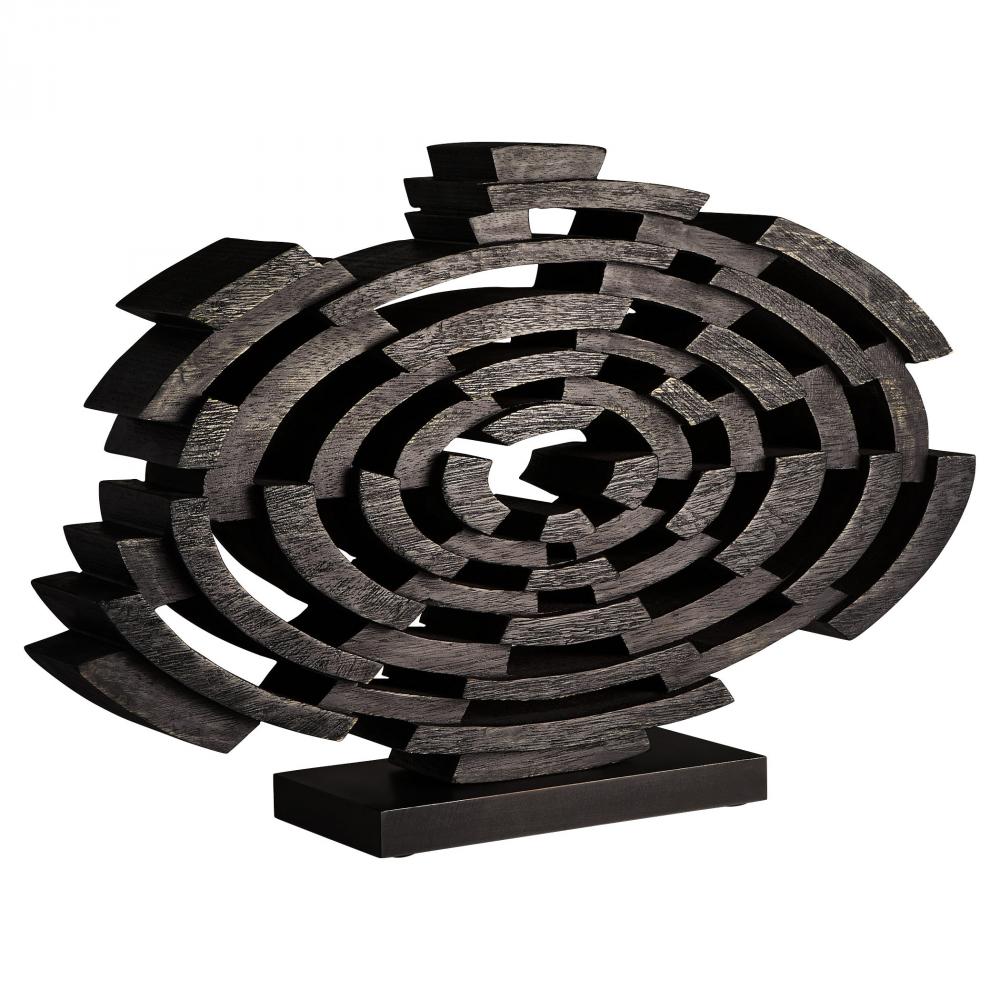Vortex Sculpture | Dark Walnut | Small