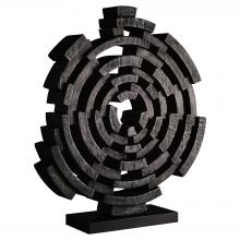 Cyan Designs 12022 - Vortex Sculpture | Dark Walnut | Large
