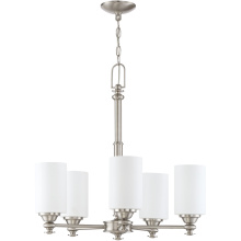 Craftmade 49825-BNK - Dardyn 5 Light Chandelier in Brushed Polished Nickel