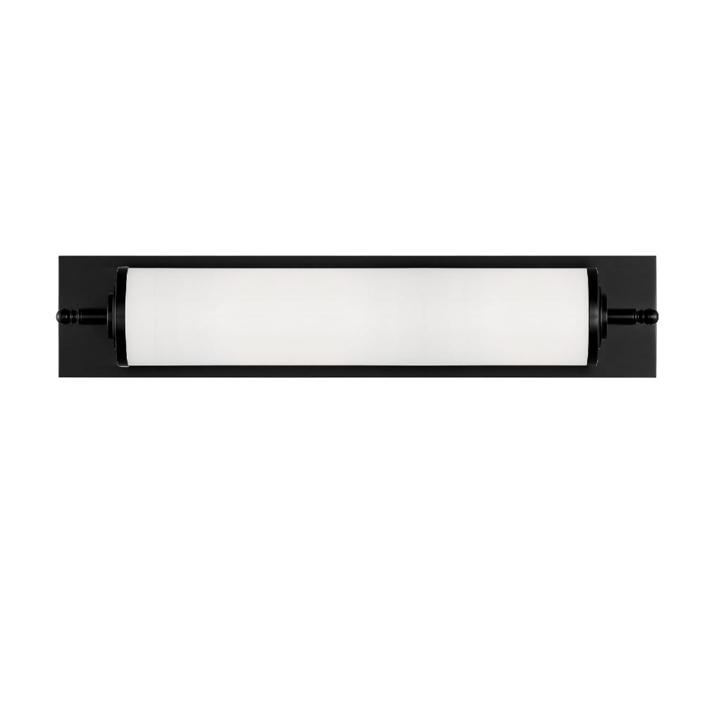 Foster 1 Light LED Matte Black Bathroom Vanity