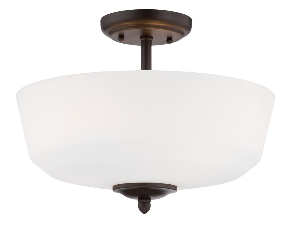 Darcy 16" 3-Light Semi-Flush