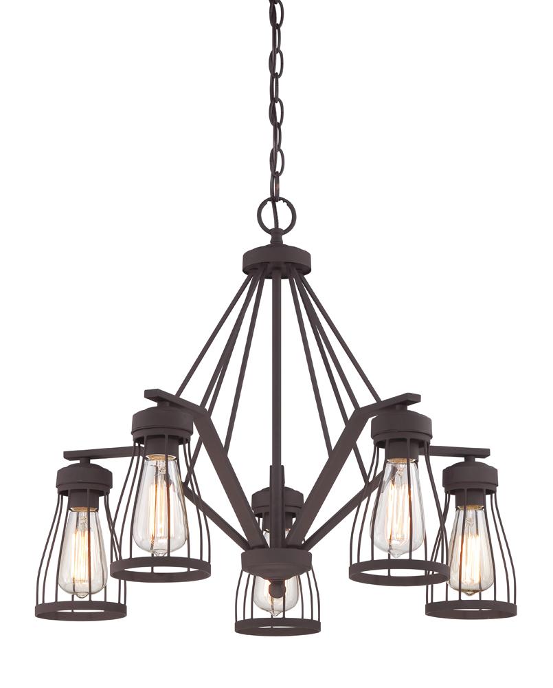 Brooklyn 25" 5-Light Chandelier