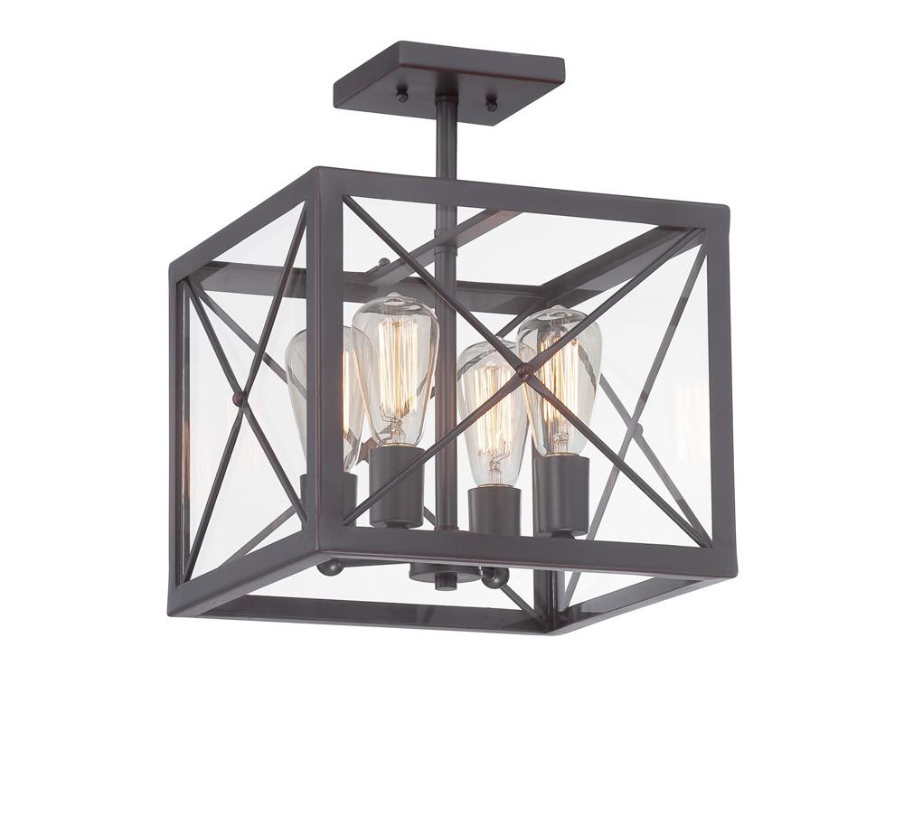 High Line 12.5" 4-Light Semi-Flush