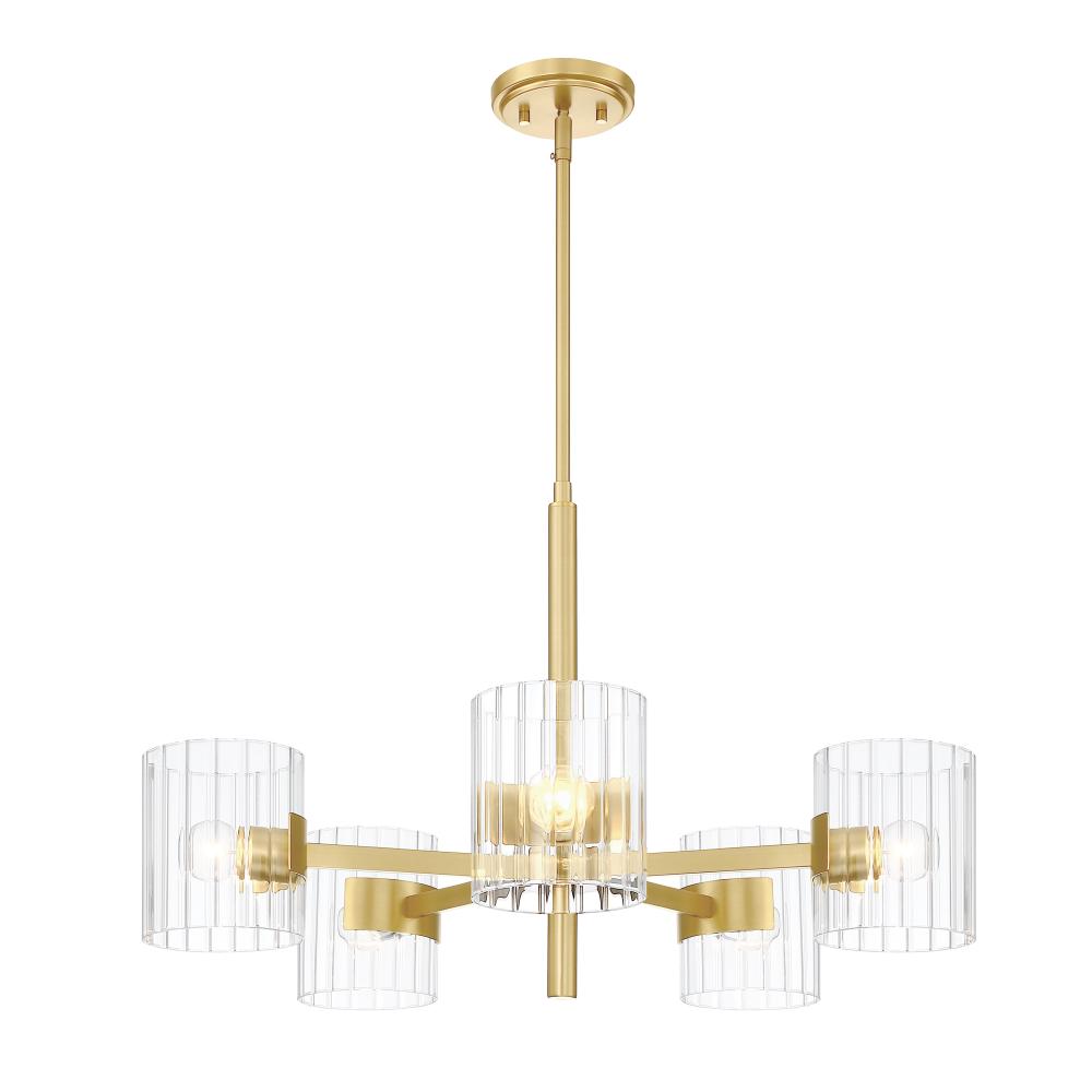 Aries 28" 5-Light Chandelier