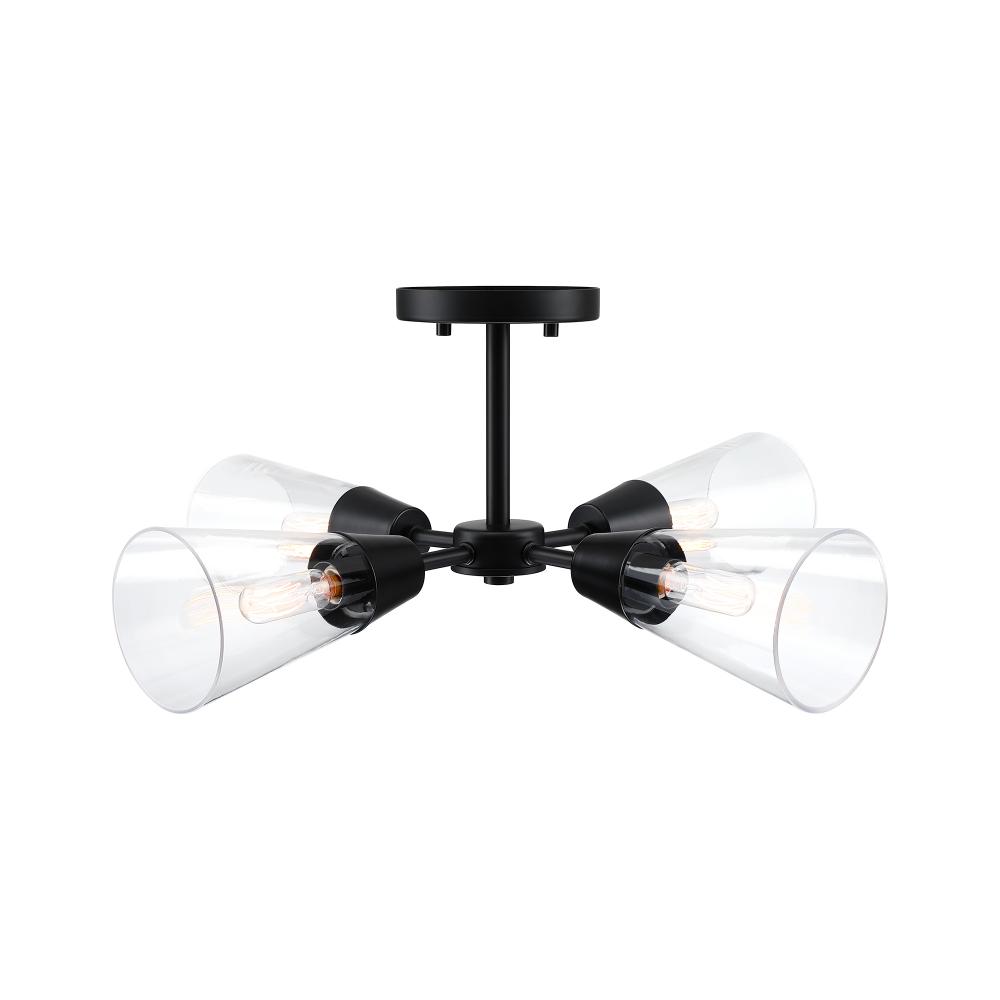 Norro 21" 4-Light Semi-Flush