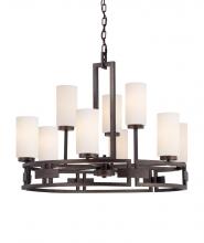 Designers Fountain 83889-FBZ - Del Ray 9-Light Chandelier