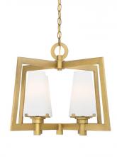 Designers Fountain 87984-VTG - Hyde Park 4 Light Chandelier