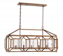 Designers Fountain 89438-GB - Athina 5 Light Island