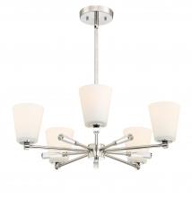 Designers Fountain 92285-PN - Abree 5 Light Chandelier