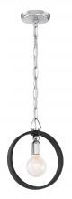 Designers Fountain 93430-BK - Huxton 9.5" 1-Light Pendant
