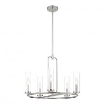Designers Fountain D268C-5CH-PN - Hudson Heights 22.75" 5-Light Chandelier