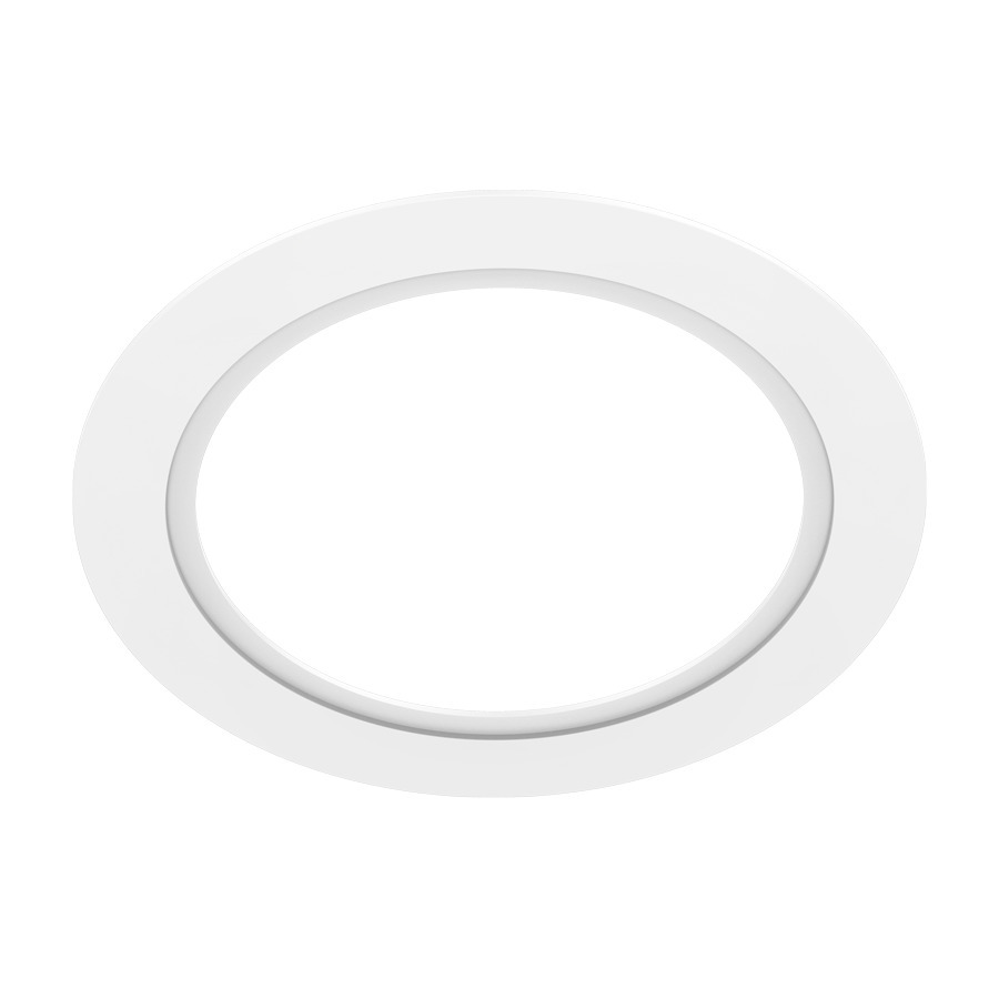 RETROFIT DOWNLIGHTS RFLED GOOF RING 6-8 INCH ROUND WHITE