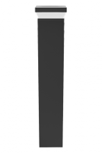 RAB Lighting BLED12Y-32H - LANDSCAPE 1109 LUMENS BOLLARD SQUARE 32" 12W LED 3000K WARM 90 DEGREES BRONZE