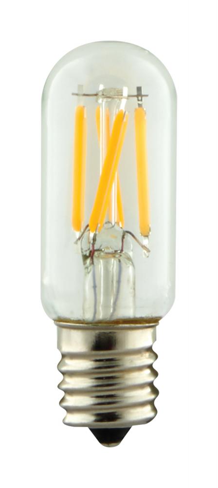3.5 Watt; T7 LED Filament; Clear; Intermediate base; 3000K; 350 Lumens; 120 Volt; Carded