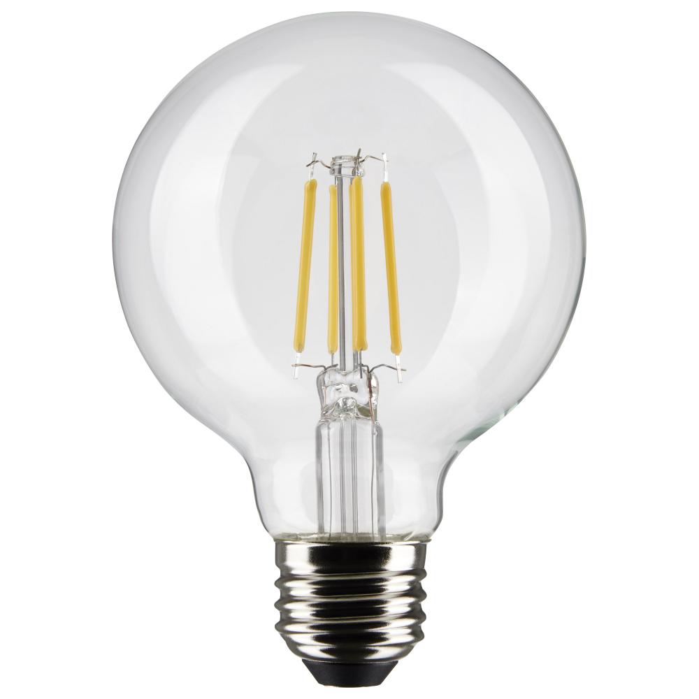 4.5 Watt G25 LED Filament; Clear; Medium base; 90 CRI; 5000K; 120 Volt