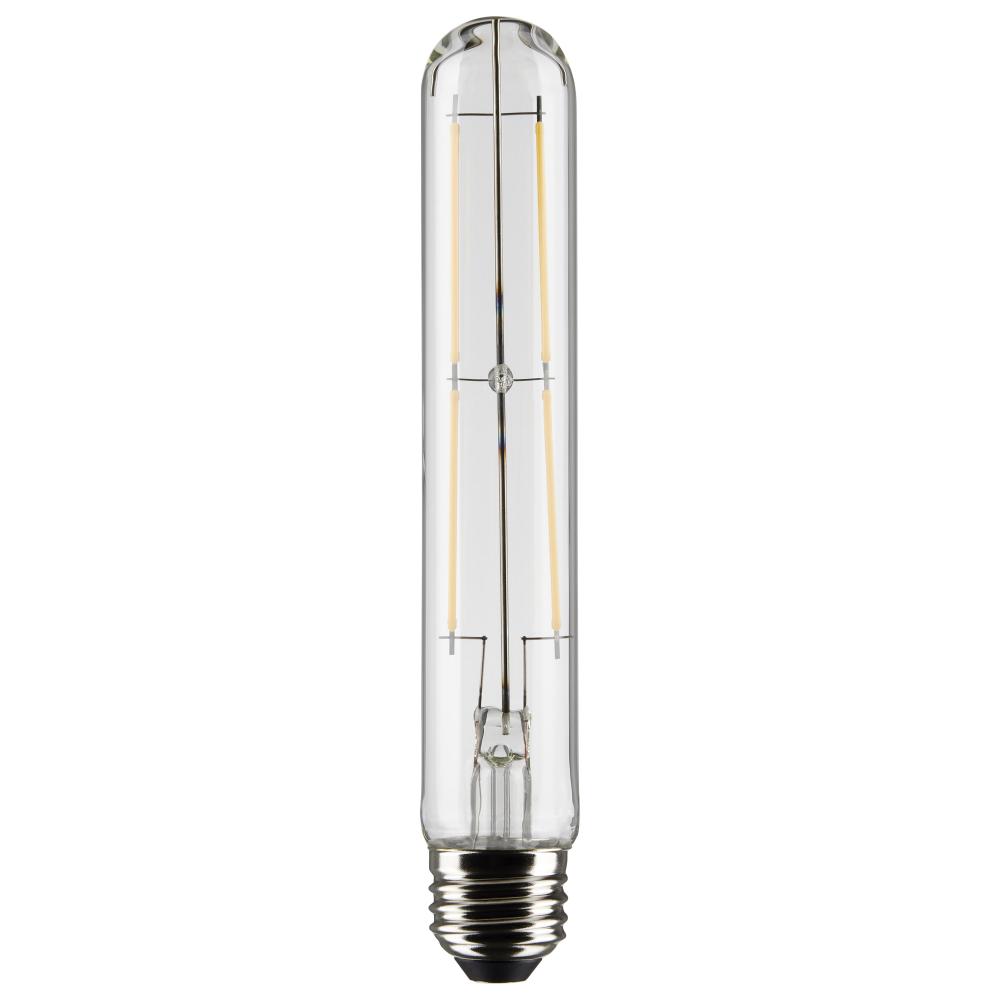 8 Watt T9 LED Filament; Clear; Medium Base; 2700K; 800 Lumens; 120 Volt; 2-Pack