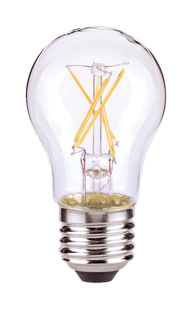 5 Watt A15 LED Filament; Clear; Medium base; 2700K; 120 Volt; Carded