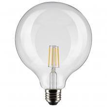 Satco Products Inc. S21249 - 4 Watt G40 LED Filament; Clear; Medium base; 90 CRI; 4000K; 120 Volt