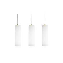 AFX Lighting, Inc. LEOP0412MBLBLNR3 - Leo 3 Light Linear Pendant, 120V, 60W, LB