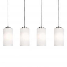 AFX Lighting, Inc. LEOP04MBSNLNR4 - Leo 36'' 4 Light Linear Pendant - SN