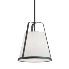 AFX Lighting, Inc. LIZP18MBBK - Lizzette 18'' Med Base Pendant, 120V, BK