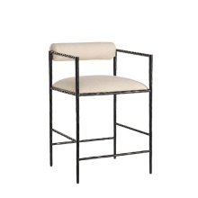 Arteriors Home FSI19 - Barbana Counter Stool Oxford White